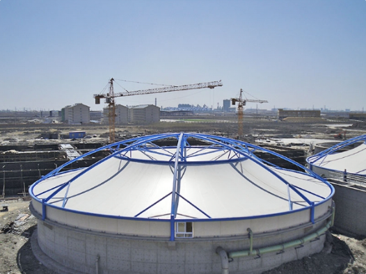 广州市污水池加盖膜结构工程 - 方案